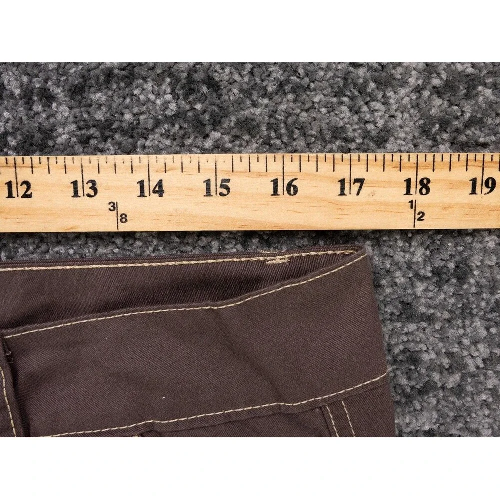 True Religion Cargo Shorts Mens 32 Actual 34 Bracken Brown Logo Outdoor NWT